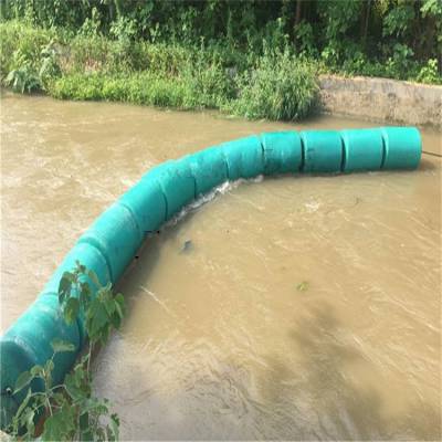 河道专用耐海水PE材质浮筒拦污警示浮排塑料浮体