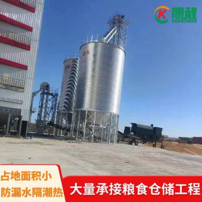 康程防潮隔热500吨粮仓 粮食存储钢板仓 加厚抗压玉米稻谷筒仓