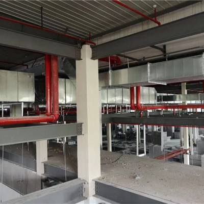 商场通风排烟管道加工宁波广千暖通台州市通风排烟管道加工