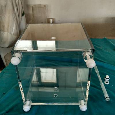 电子加速器辐射检测水箱 透明一维水箱侧面刻有水位线。