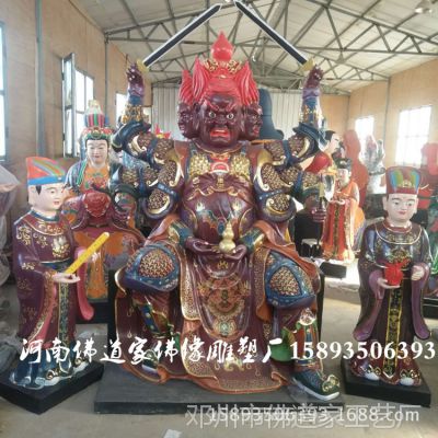 火神爷佛像 火神图片 火德星君塑造厂家 河南佛道家唐学虎