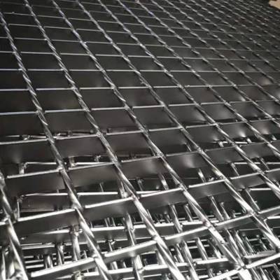 粮仓平台钢格栅325-40-100重型承载格栅板热镀锌钢格板