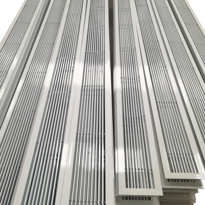 abs铝合金无边框线型风口 中央空调条型风口