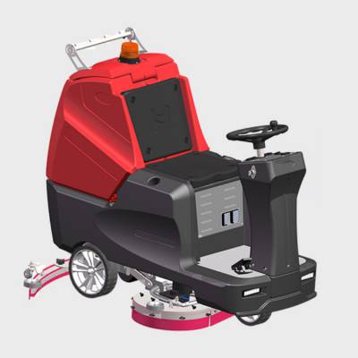 R-X900双刷驾驶式洗地机 工厂车间保洁拖地机