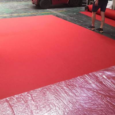 现货1.5米2米结婚婚庆用红地毯，会展庆典一次性展览地毯厂家直销