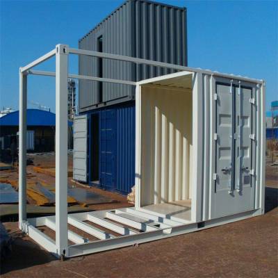 经济实用款焊接集装箱 万隆 大瓦楞集成房屋 工地集成箱房 搭建