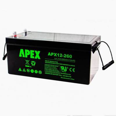 美国APEX蓄电池APX12-250 12V250AH/10HR直流屏 UPS/EPS电源