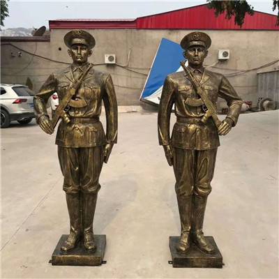 军区玻璃钢摆件海军铜塑像 陆军人物雕塑空军战士敬礼造型铸铜雕像 中国人民解放军军人肖像 价格 厂家 中国供应商