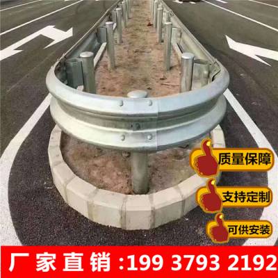 河南高速公路护栏板马路道路波形护栏热镀锌梁钢防撞安装防护双波