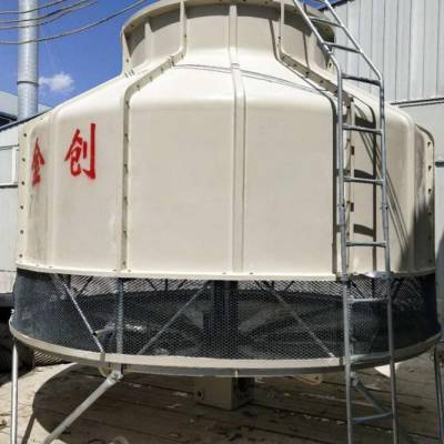 新乡200t玻璃钢圆形逆流开式冷却塔噪音低冷却性能高