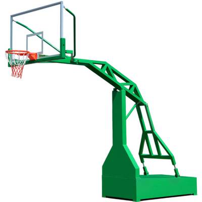 室外白色移动标准篮球架 比赛常用篮球架 移动式篮球架厂家