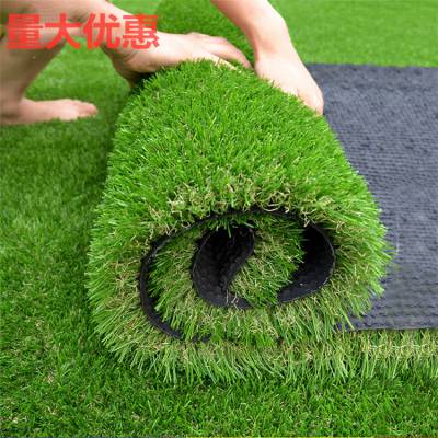 户外休闲人工仿真草坪地毯围挡装饰塑料草皮靖西屋顶人造草坪