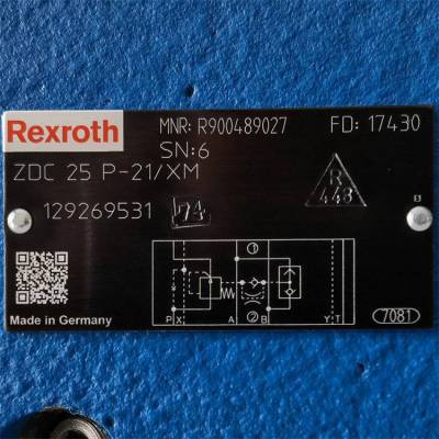 Rexroth // R900489027 ZDC25P-2X/XM // 压力补偿器