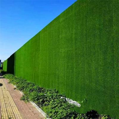 草坪护栏哪里有生产建筑工地草皮围挡 临夏绿色草坪围墙