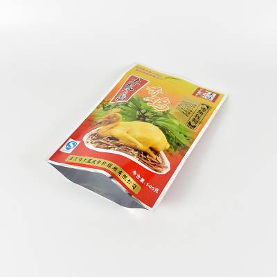 定做冰鲜鸡包装袋肉品外卖密封袋土鸡袋冷藏肉类包装袋手提食品袋