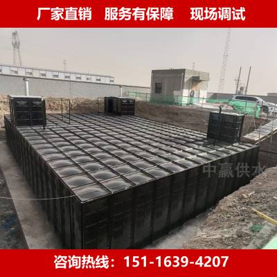 长沙市地埋式箱泵一体化消防给水泵站 地埋装配式BDF消防复合水箱