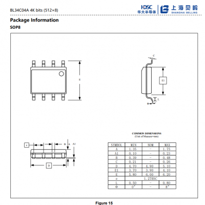 BL34C04A-NTRC BL(上海贝岭) 存储器 TDFN-8