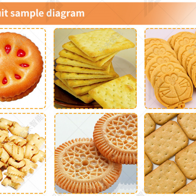 薄脆饼干设备 全自动饼干生产线 酥性韧性饼干设备 夹心 焦糖饼干