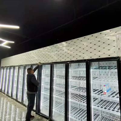 超市生鲜店冰柜大型商超后补式冷藏库后补式冷冻库