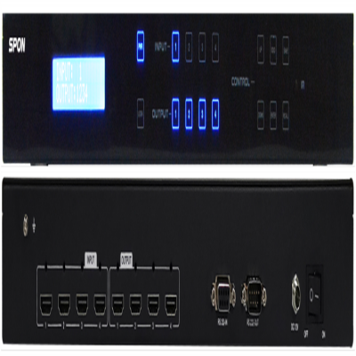 SPON/世邦/4进4出HDMI矩阵LCS-8004HI/中控一体式矩阵系统
