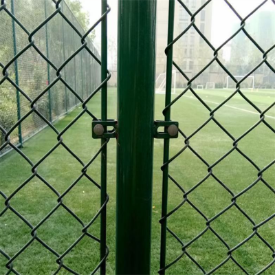 场地隔离网 勾花隔离网 篮球场围栏立柱 勾花网围栏网