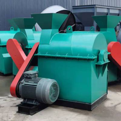 ***鸡粪卧式粉碎机 自动半湿物料破碎机 河南富德半湿物料粉碎设备