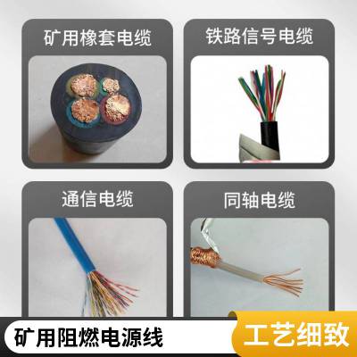 矿用低烟无卤电力电缆WD-MYJY-5*1.5mm2安标认证线缆