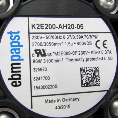 K2E200-AH20-06 230V M2E068-CF 威图风机,变器器散热风机