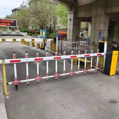 孟村小区自动起落杆车库起降杆,车辆道闸门,上门安装