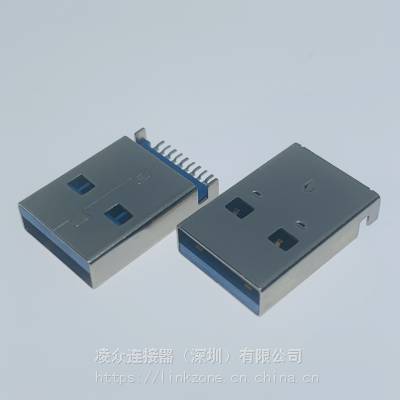 USB AM 3.01.9mm/A9PIN/90ȲSMT/L=17.6mm