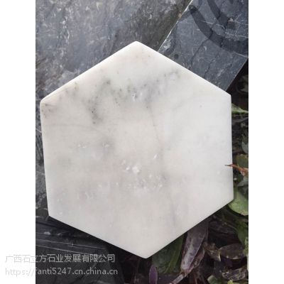 广西白大理石酒店餐桌定制