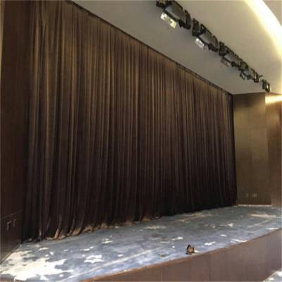 盘锦舞台幕布大连长春会议电动幕布多功能厅对开舞台大幕批发定做