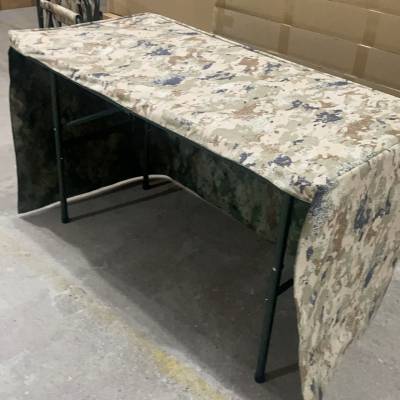 兵耀BY-F016武冬水墨纹导演办公桌布 户外露营桌布 开会桌桌布