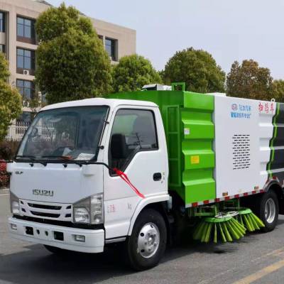 福田蓝牌扫路车物业清扫车图片