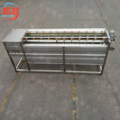 CY-1500型中草药清洗机 玛卡去皮清洗机 毛刷辊清洗机