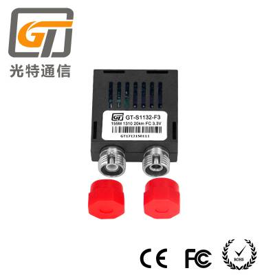 全新1*9光模块百兆155M单模双纤FC口20KM1x9收发一体模块