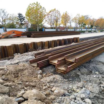 南京租赁钢板桩9m拉森钢板桩多少钱一平米