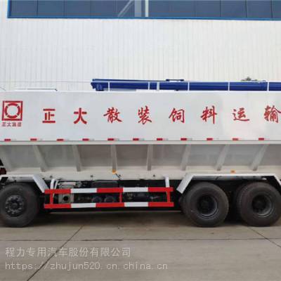 东风天龙CLW5311ZSLD5饲料运输车_电动绞龙式饲料运输车报价
