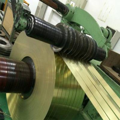 高精黄铜带h65软态黄铜卷黄铜薄板5mm超窄切割