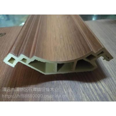 广东公装地脚线木塑室内装饰线PVC包覆AJT-100公装专用