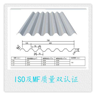 开口楼承板YXB66-166-500（B）（Q235)重量表