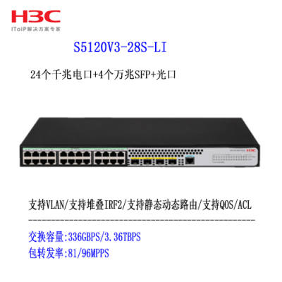 H3C LS-5120V3-28S-LI뽻 24+4SFP+׹ 