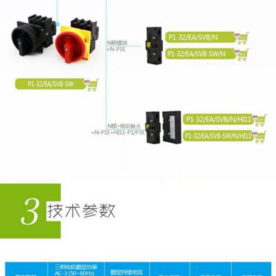 EATON 隔离开关 P3-63/I4-SI/HI11-SW 207364 全新原装代理正品库存现货