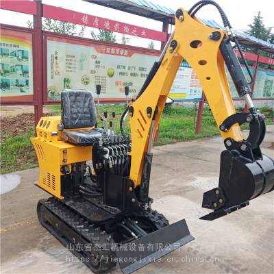 工程改造挖沟微型挖机 杰工08小型挖掘机 果园农用小型挖土机
