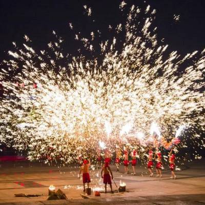 打铁花 选水魔方 非遗表演 效果震撼 节目庆典 舞龙舞狮表演