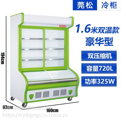 莞松牌豪华商用点菜柜 1.6米麻辣烫展示冷柜烧烤冷冻冷藏冰箱