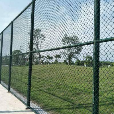 足球场围网防护网生产厂 操场球场地围栏口字型隔离网