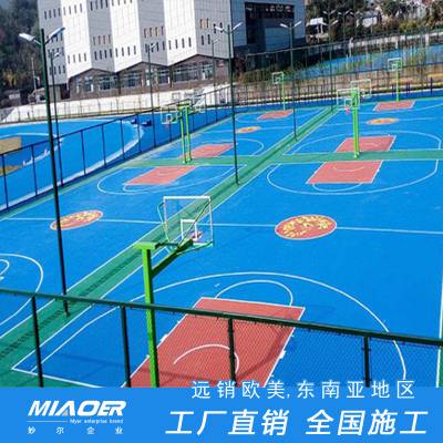 篮球场地pvc橡胶地板健身房pvc橡胶地板设计安装