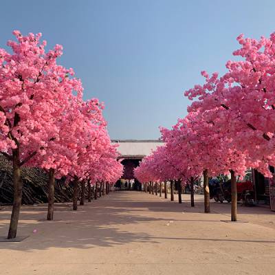 仿真树樱花树仿真植物椰子树玻璃钢可验厂支持定制