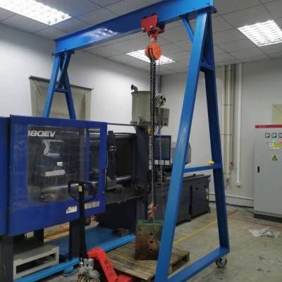 注塑机吊模架生产商 单臂吊模架子尺寸定做 3吨模具吊架图片